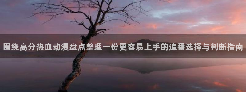 漫蛙屋：围绕高分热血动漫盘点整理一份更容易上手的追番选择与判断指南